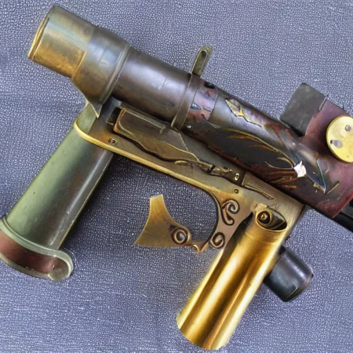 Image similar to a 1930's buck rogers rocket gun variant