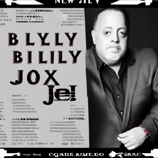 Image similar to screenshot of new Billy Joel Album Cover