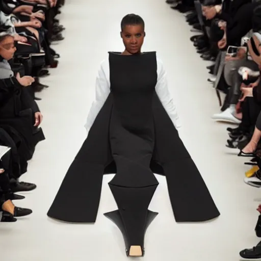 Image similar to innovative clothing design, by balenciaga, yeezy