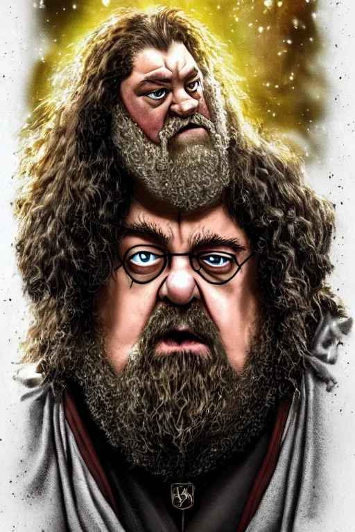 Image similar to hagrid frog face, gryffindor, hogwarts, high details, best composition, harry potter, dramatic pose, 4 k