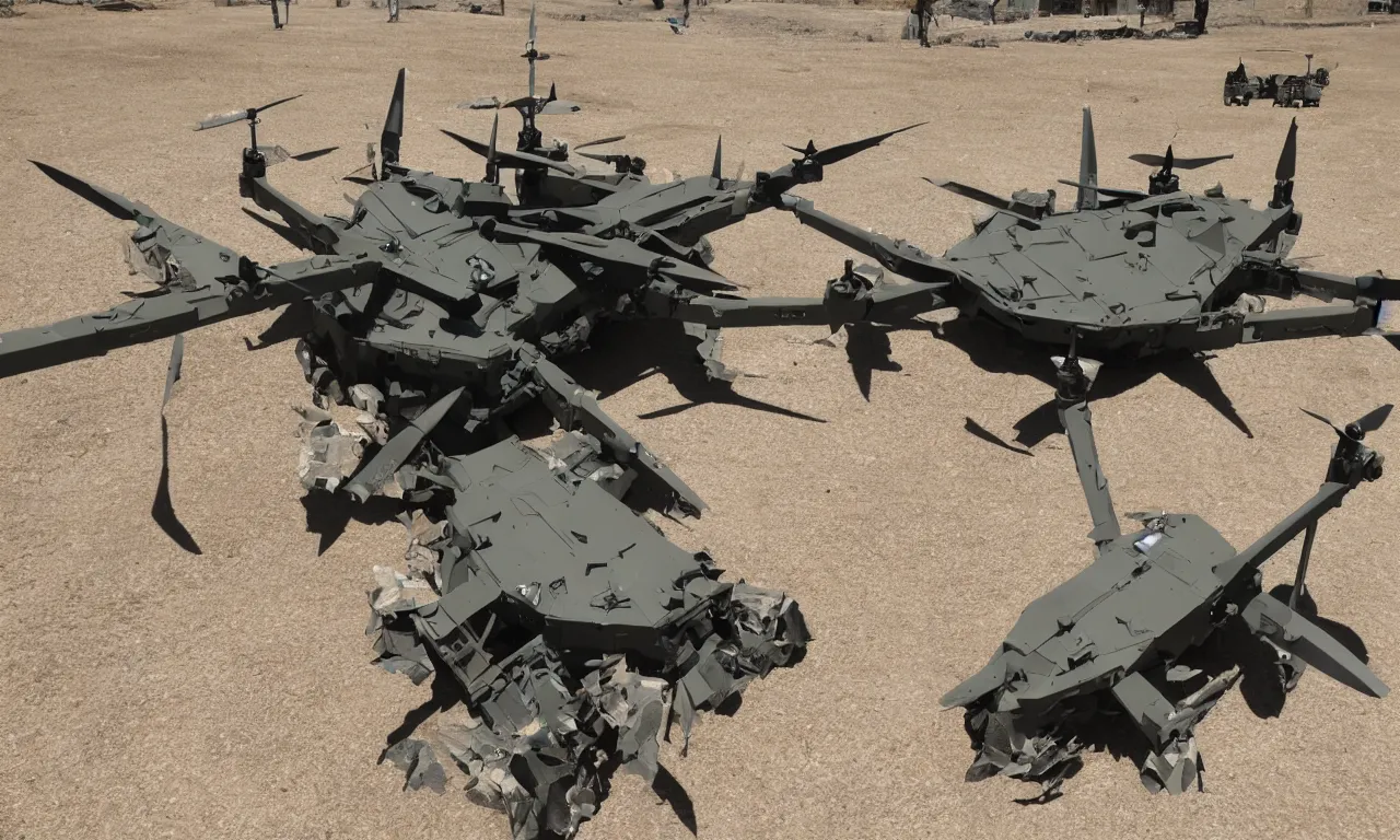 Image similar to an armored war machine drone