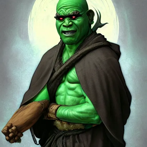 half orc monk