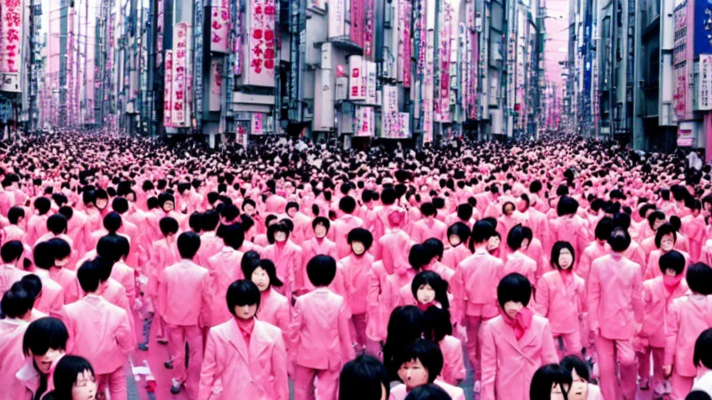 a parade on the streets Tokyo everyone is dressed in | Stable Diffusion ...