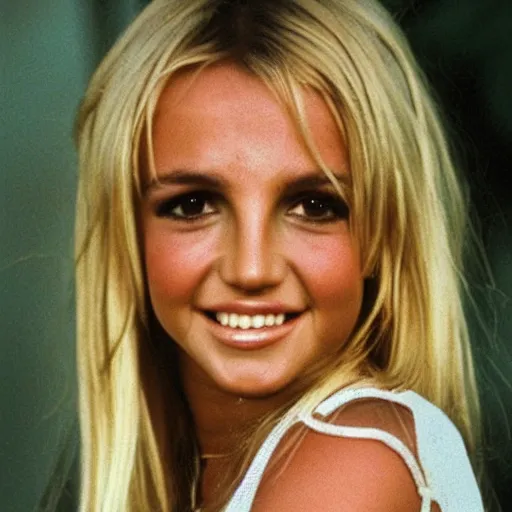 Prompt: beautiful young 20 year old Britney Spears