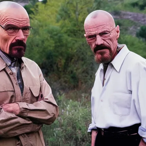 Prompt: walter white with don ramon