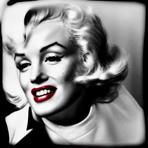 Image similar to iPhone digital photography of marilyn monroe as a flight attendant in 2014