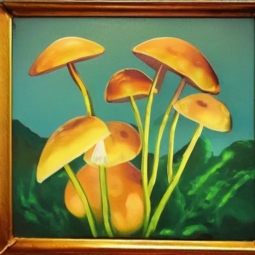 Image similar to “🍄 oil on panting”