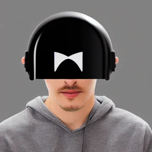 Image similar to https://cdn.discordapp.com/attachments/1005627368985067550/1007006567390007357/Realistic_product_photo_of_symmetrical_black_alien_space_helmet_artstation_3d_octane_render_top_light_gray_background_-n_6_-i_-s_150_-S_3492363407_ts-1660159412_idx-2.png Realistic product photo of symmetrical black alien space helmet, artstation, 3d, octane render, top light, gray background