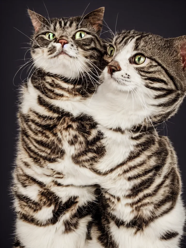 Image similar to snoop catty cat, studio portrait photo, studio lighting, detailed, smooth background