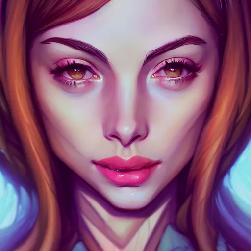 Image similar to a portrait of a beautiful willa holland 1 9 9 0 s style clothes, art by lois van baarle and loish and ross tran and rossdraws and sam yang and samdoesarts and artgerm, digital art, highly detailed, intricate, sharp focus, trending on artstation hq, deviantart, unreal engine 5, 4 k uhd image