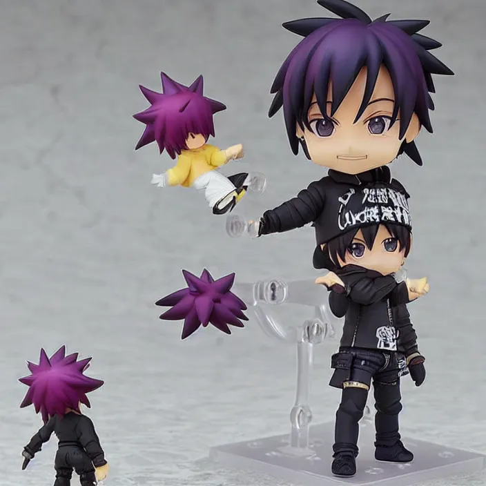 Image similar to Lil Uzi Vert, An anime Nendoroid of Lil Uzi Vert, figurine, detailed product photo