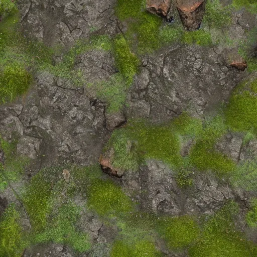 Prompt: 4 k cliffside texture, hdr, pbr, seamless, material, game - ready, slightly mossy