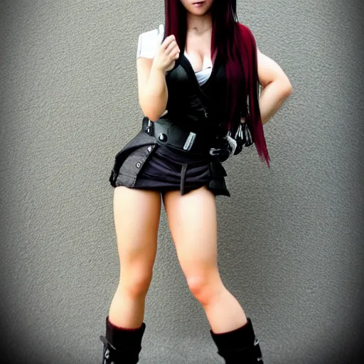 Image similar to tifa from ff 7