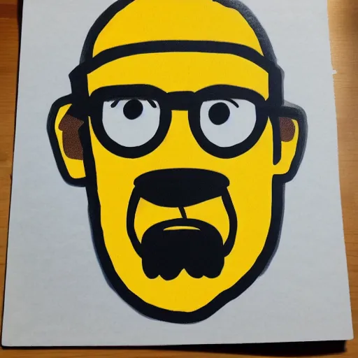 Image similar to walter white as a minion, trending on arstation