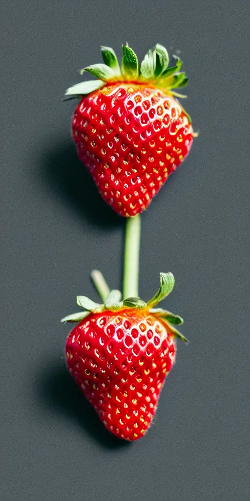 Image similar to a extreme macro photo of a strawberry, hyper realistic, hyper detailed, 35mm, very grainy film, pink volumetric studio lighting, bokeh, black background award winning shot, vogue magazine, cinematic, 8k, very closeup, elegant, tender, pastel W 1024