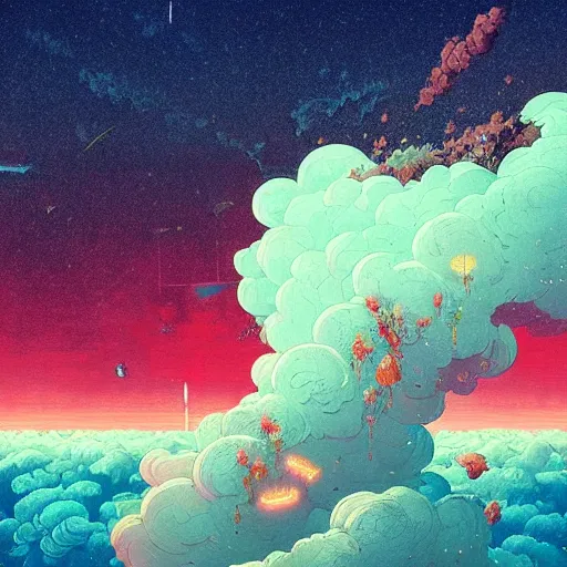 Prompt: an angel falling in jupiter's clouds, epic scene, by victo ngai, kilian eng vibrant colours, dynamic lighting, digital art, winning award masterpiece, fantastically beautiful, illustration, aesthetically inspired by beksinski and dan mumford, trending on artstation, art by greg rutkowski,