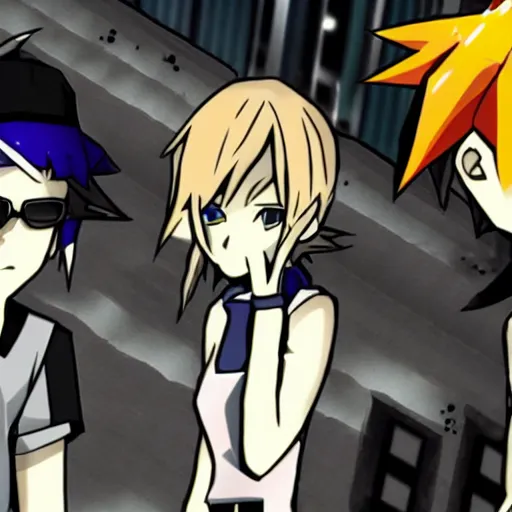 Prompt: the world ends with you