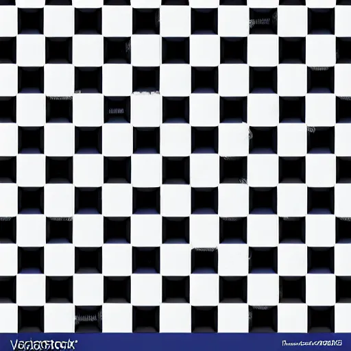 Image similar to rhythmical ornament black blue white squares grid pattern structure perfectly aligned visual techno music