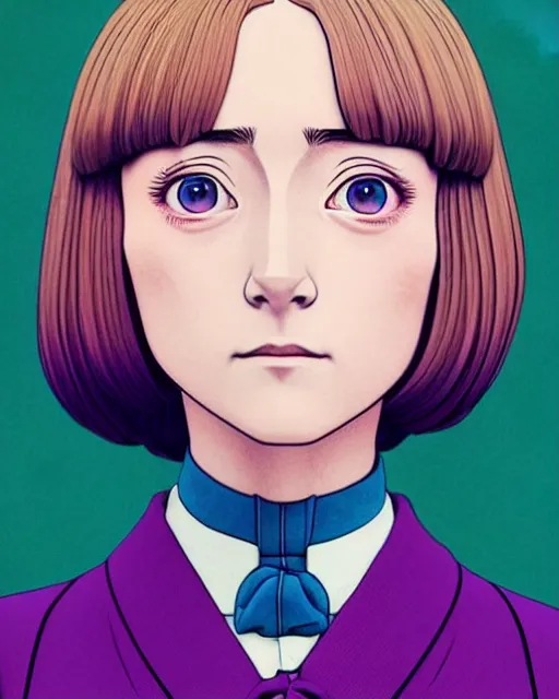 Prompt: portrait Anime as saoirse ronan grand budapest hotel girl cute-fine-face, brown-blond-hair pretty face, realistically shaded, Perfect face, fine details. Anime. grand budapest hotel, realistic shaded lighting by Ilya Kuvshinov, katsuhiro otomo, ghost-in-the-shell, magali villeneuve, artgerm, rutkowski, WLOP Jeremy Lipkin, Giuseppe Dangelico Pino, Michael Garmash, Rob Rey