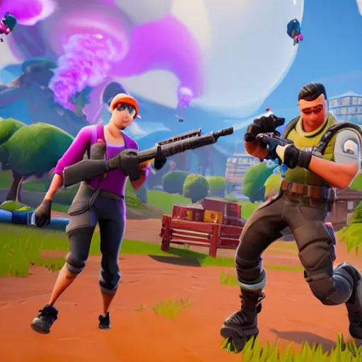 Image similar to ben shapiro in fortnite