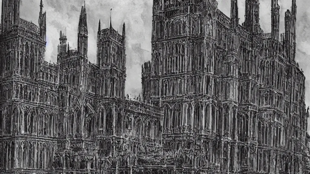 Prompt: Gothic London