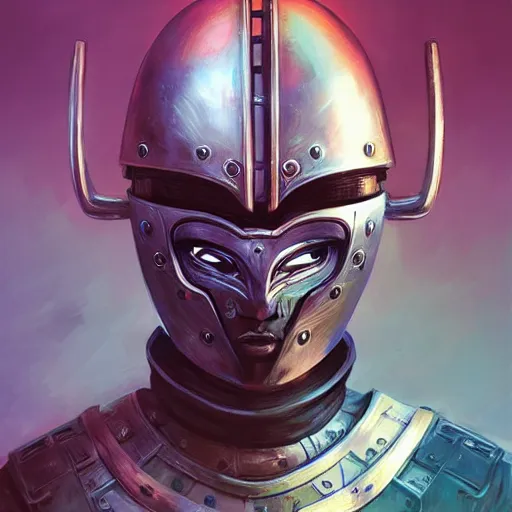 Image similar to cyberpunk viking helmet mask warrior goddess robot ninja fantasy, art gta 5 cover, official fanart behance hd artstation by jesper ejsing, by rhads, makoto shinkai and lois van baarle, ilya kuvshinov, ossdraws