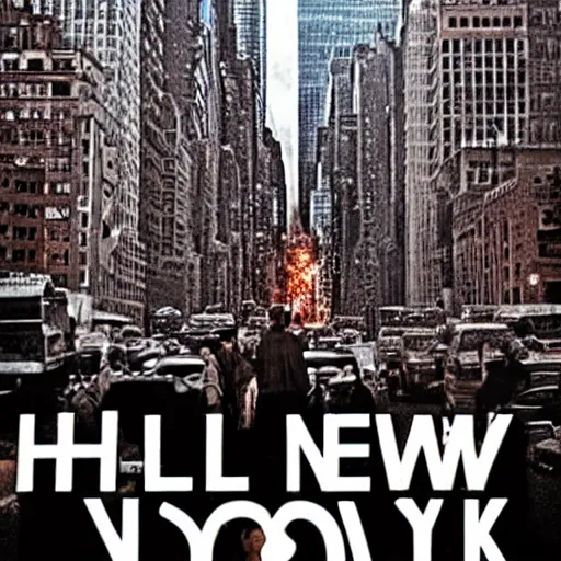 Prompt: hell in new york