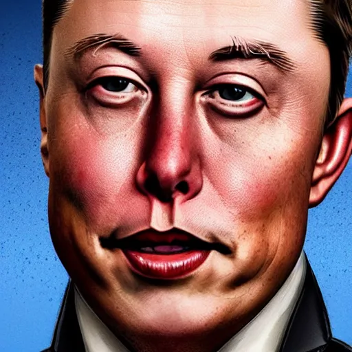 Image similar to face on elon musk on a monkey