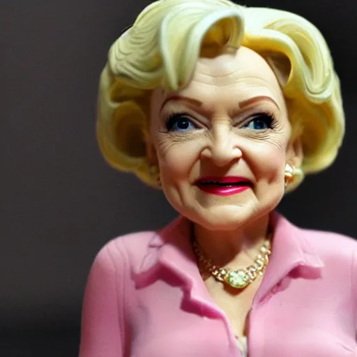 Image similar to A Betty White action figure