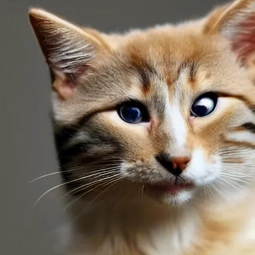 Image similar to Cute cat dog hybrids created by Russian scientists