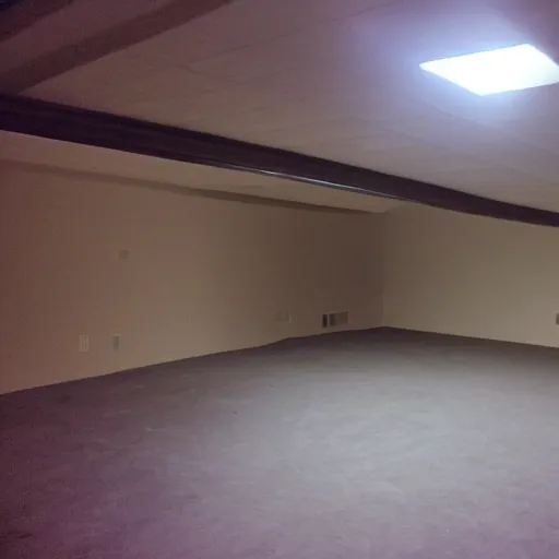 Image similar to an empty basement, craigslist photo