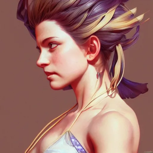 Image similar to ultra realistic illustration, marle from chrono trigger, intricate, elegant, highly detailed, digital painting, artstation, concept art, smooth, sharp focus, illustration, art by artgerm and greg rutkowski and alphonse mucha