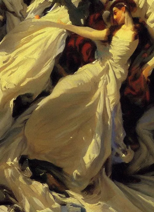 Prompt: a painting so beautiful and universally loved it creates peace on earth, profound epiphany, by john singer sargent