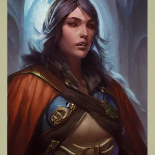 Image similar to dungeons & dragons character portrait by livia prima and magali villeneuve, fantasy, beautiful, artstation contest winner,