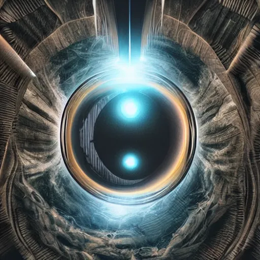 Image similar to concept poster design, mysteries from the universe, surrealism, sci fi, futuristic cocept art, denoise, 8 k render, anamorphic lens, smooth