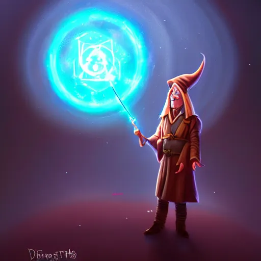 Image similar to wizard nerd casting a spell , digital painting , digital art , artstation , devian art , 4k , HD