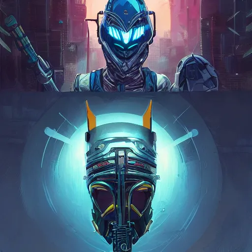 Image similar to cyberpunk viking helmet mask warrior goddess robot ninja fantasy, art gta 5 cover, official fanart behance hd artstation by jesper ejsing, by rhads, makoto shinkai and lois van baarle, ilya kuvshinov, ossdraws