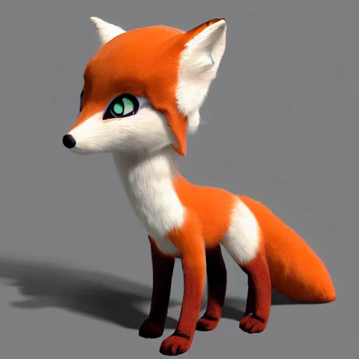 Prompt: cute fumo plush of a fox girl with a hundred tails, anime girl, creature, vray