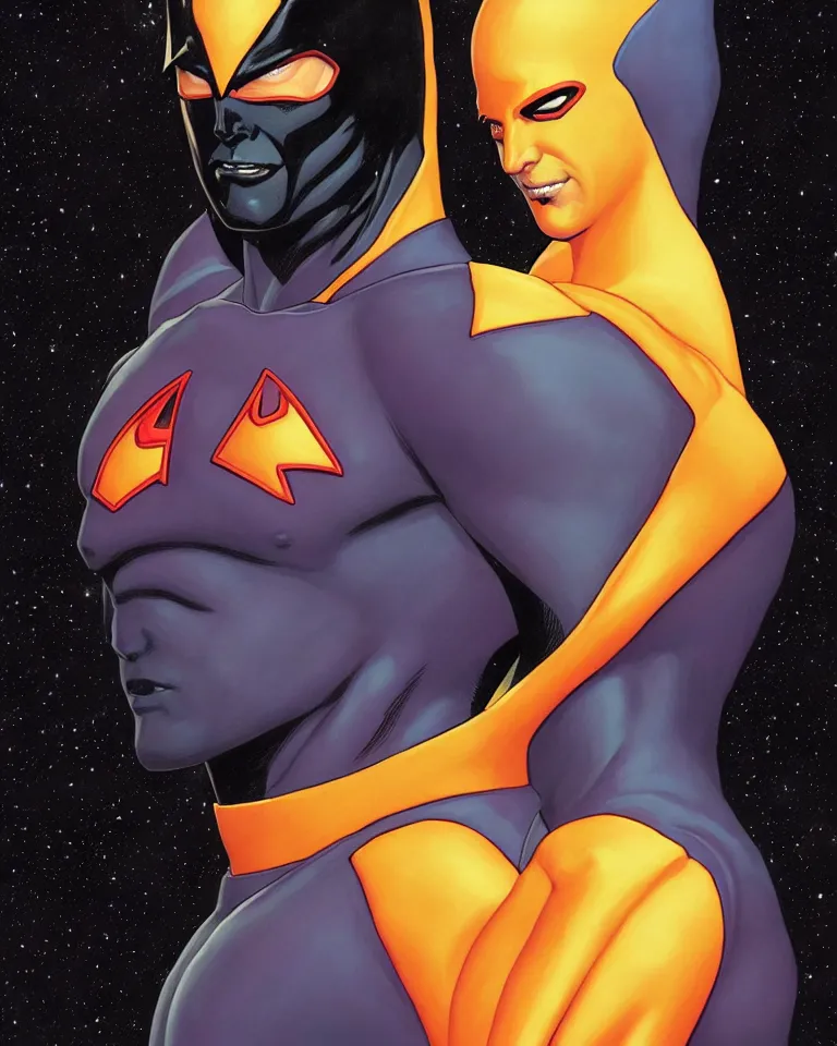 Image similar to a ( fantasy comic ) ( cover art ) portrait of ( space ghost ), illustration by ken taylor and sana takeda and jenny frison, fine inking lines, vivid colors, photorealistic, hd, 4 k, trending on artstation