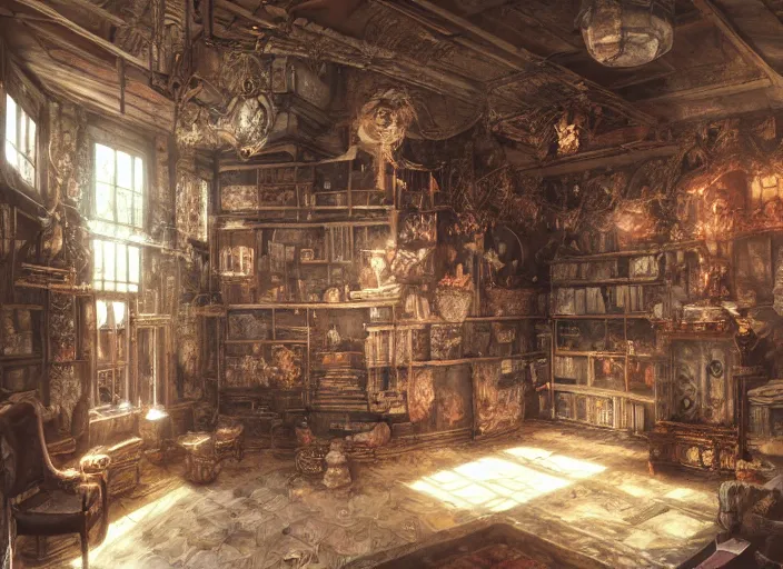 Image similar to a room by akihiko yoshida and adonna khare