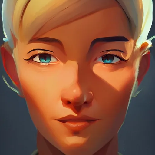 Image similar to face icon stylized minimalist m. a. s. h., loftis, cory behance hd by jesper ejsing, by rhads, makoto shinkai and lois van baarle, ilya kuvshinov, rossdraws global illumination