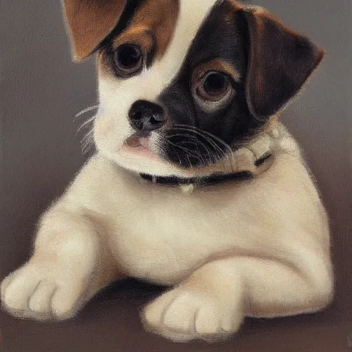 Image similar to of an adorable portrait of a cute puppy