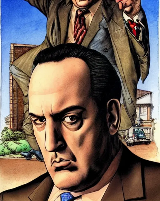 Image similar to tony soprano by glenn fabry