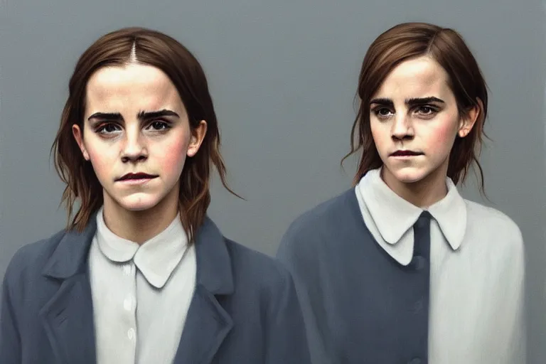 Image similar to portrait of emma watson artwork by tim eitel