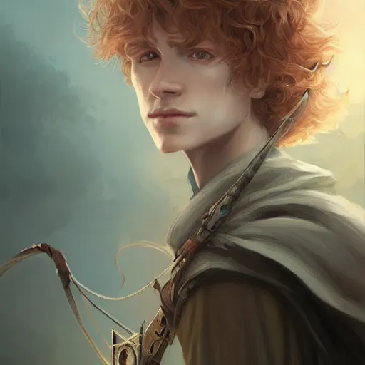 Prompt: Kvothe from Name of the Wind, intricate, elegant, highly detailed, digital painting, artstation, concept art, smooth, sharp focus, illustration, art by WlOP