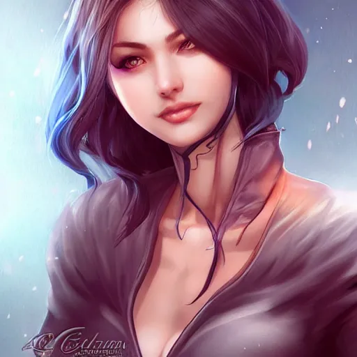 Image similar to female character concept by artgerm