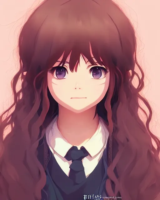 Image similar to Hagrid in cute anime style, detailed realistic beautiful, lofi colors, smooth, artistic, mellow and soft, sharpen high quality, in style of Ghibli, Ilya Kuvshinov, Artgerm
