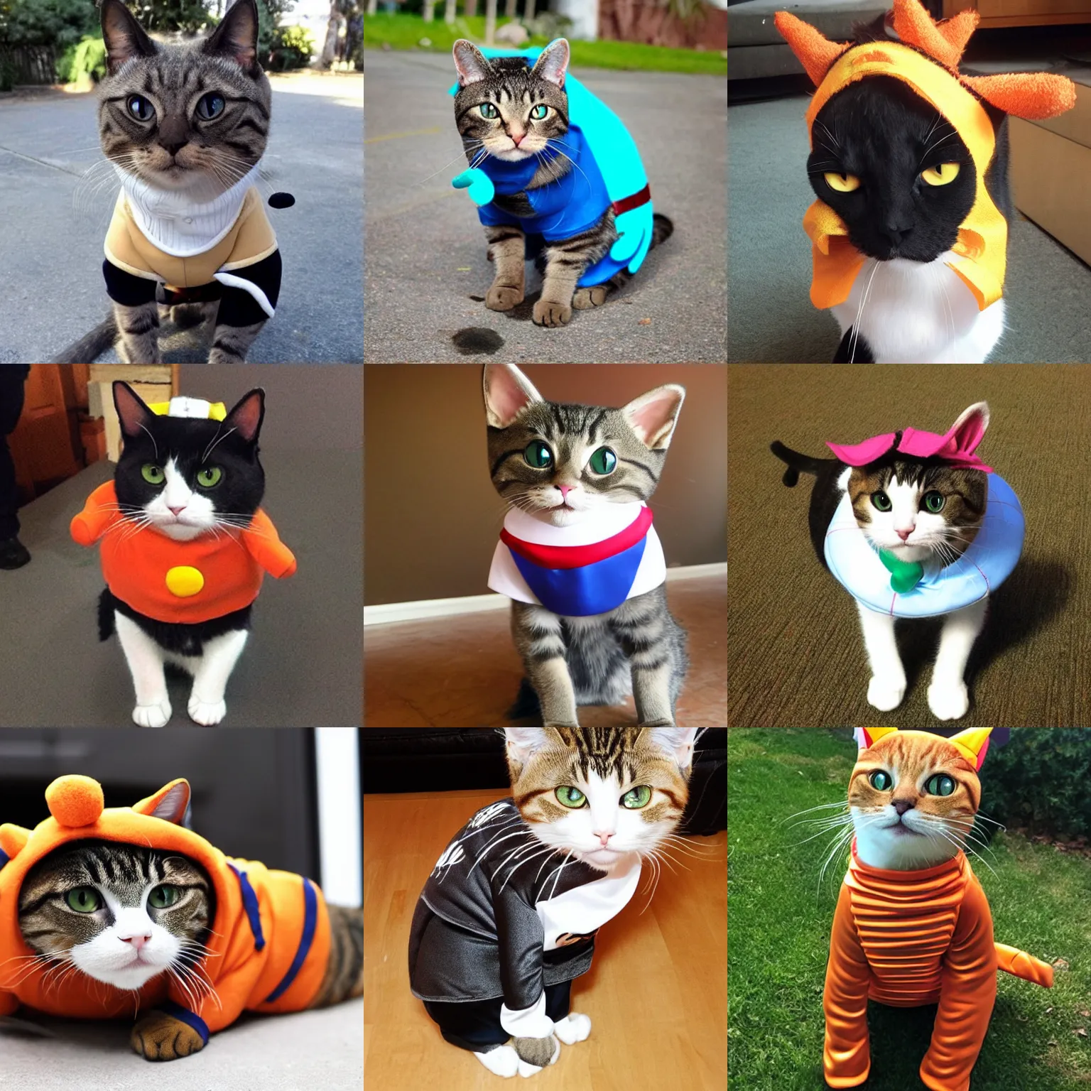 Poch Anime Dog Cat Costume Demon Pet Orange Cloak Pet Anime - Etsy