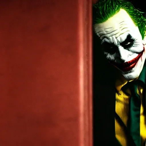 Image similar to stunning awe inspiring ( ( bernie sanders ) ) as the joker in batman the movie, movie still 8 k hdr atmospheric lighting