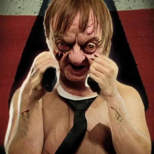 Image similar to fleshy wet mark e smith turned inside out, practical effects, horror